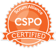 Logo Scrum Product Owner Certifiante (ScrumAlliance®)